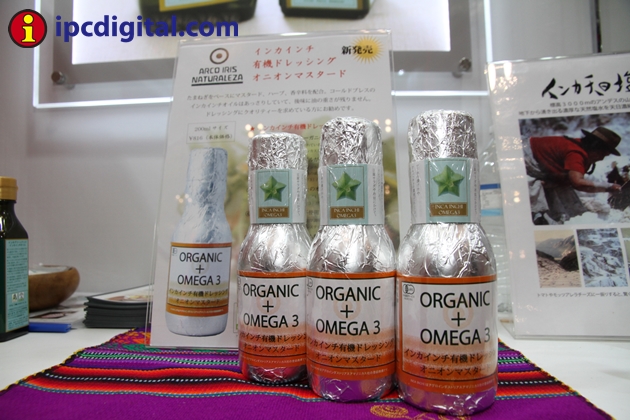 La salsa orgánica con Sacha Inchi presentada en Foodex 2015.