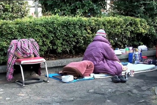 Homeless en Tokio