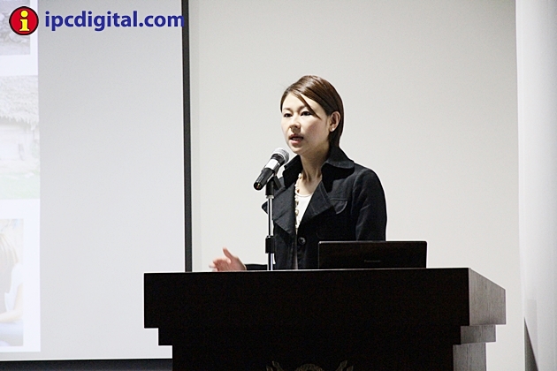 La modelo japonesa Eriko, hablando sobre el Perú.