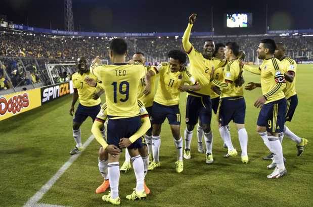 Colombia celebra una victoria histórica (foto sitio web Copa América)