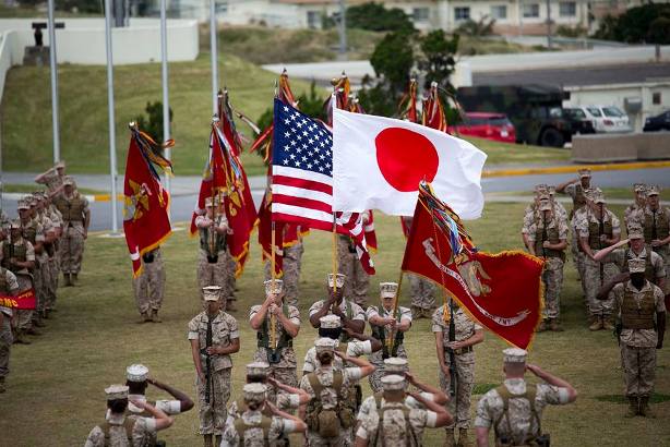 Soldados de EEUU en Okinawa (foto Marine Corps Air Station Futenma)
