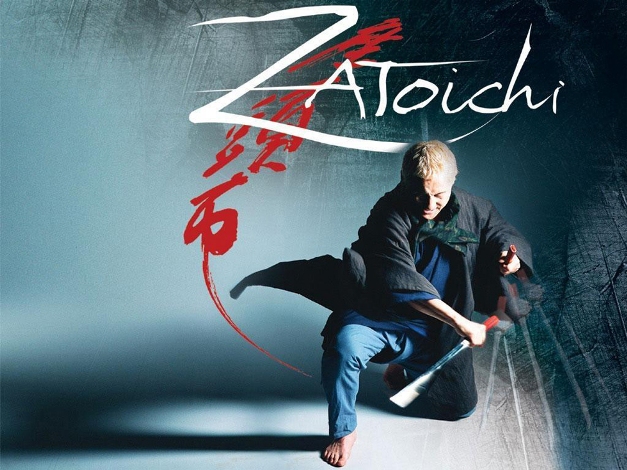 Zatoichi, el samurái ciego interpretado por Takeshi Kitano