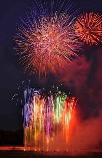 Hachioji Hanabi Taikai en Hachioji Shiminkyujyo.
