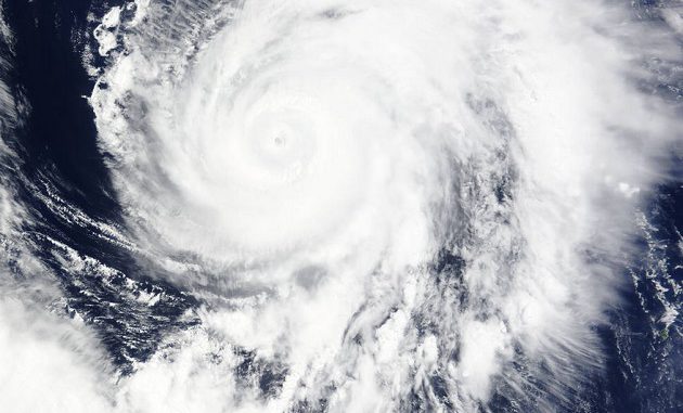 Foto de la NASA del tifon Nangka