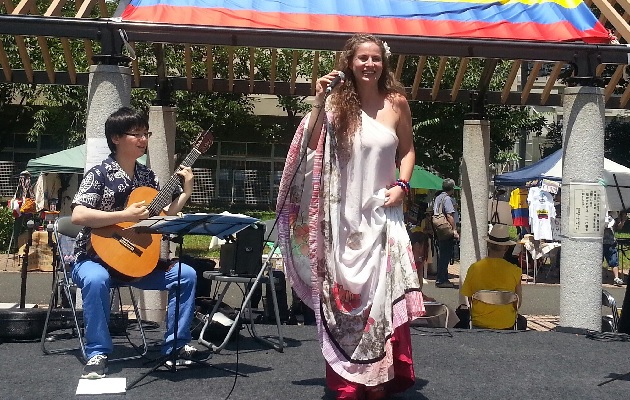 Gina Gavino en Tokio