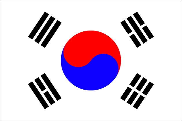 Bandera de Corea del Sur