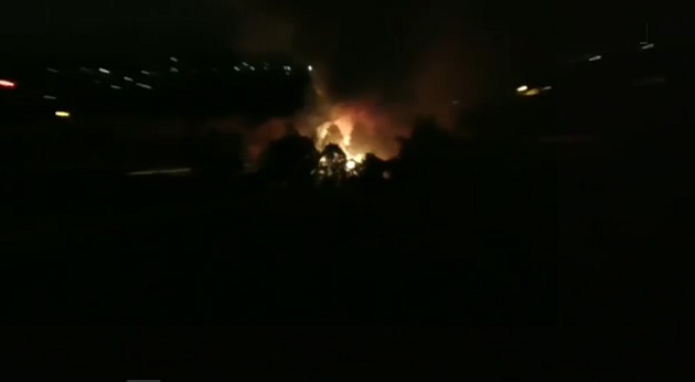 Incendio en Atsugi