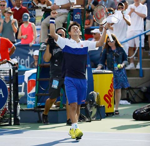 Kei Nishikori ha ganado tres títulos este año (foto Facebook oficial)