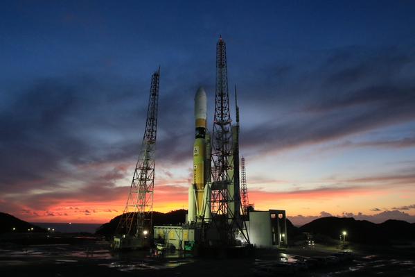 Lanzamiento de la sonda japonesa (foto JAXA)