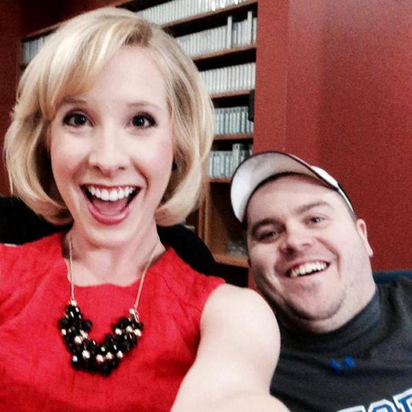 Alison Parker y Adam Ward (foto Twitter)