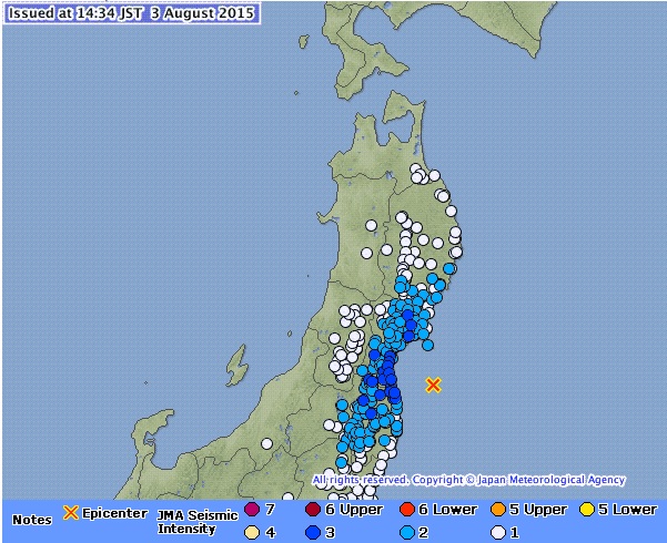 Temblor 1 3 de agosto