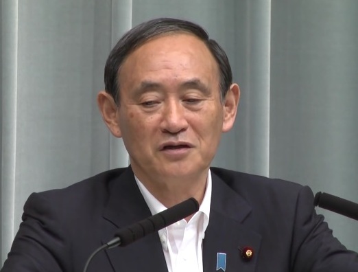 Yoshihide Suga, ministro portavoz del gobierno de Japón