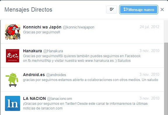 Vienen más cambios en el servicio de mensajes directos en Twitter.