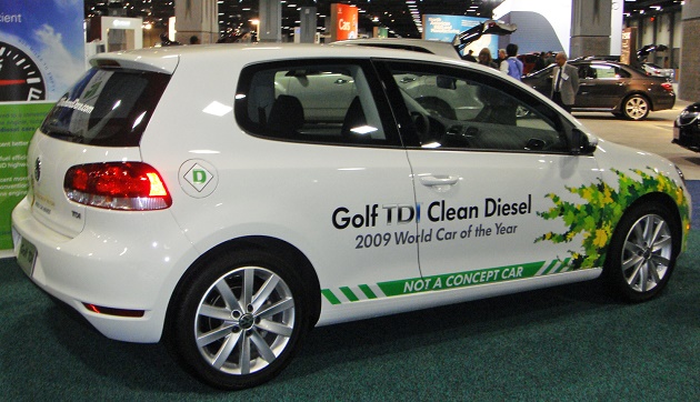 VW Golf TDI de diesel limpio