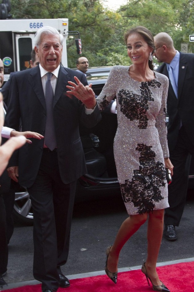 Vargas Llosa e Isabel Preysler juntos en Nueva York.