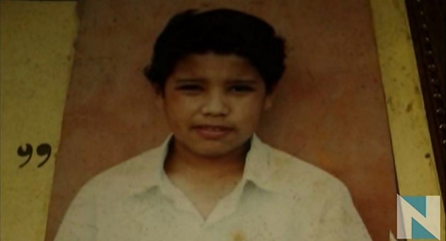 Vayron Nakada de niño. (Foto TBS)