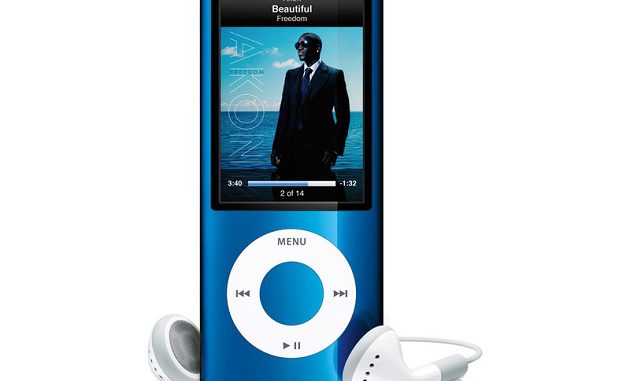 iPod con dispositivo circular