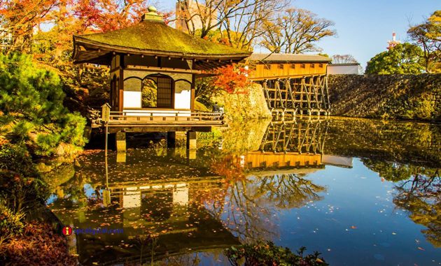 1 Wakayamajyo Momiji Daniteien en Wakayama.