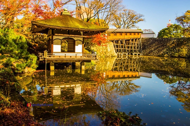 1 Wakayamajyo Momiji Daniteien en Wakayama.