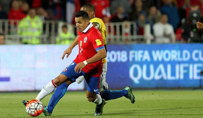 Alexis Sánchez, figura de Chile (foto Álvaro Inostroza/Comunicaciones ANFP)