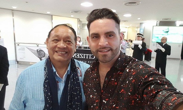Guido Gallia y Clint Martin en Tokio.