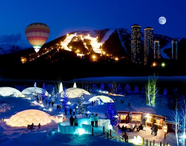 10. Hoshino Resort Tomamu Ice Village en Hokkaido