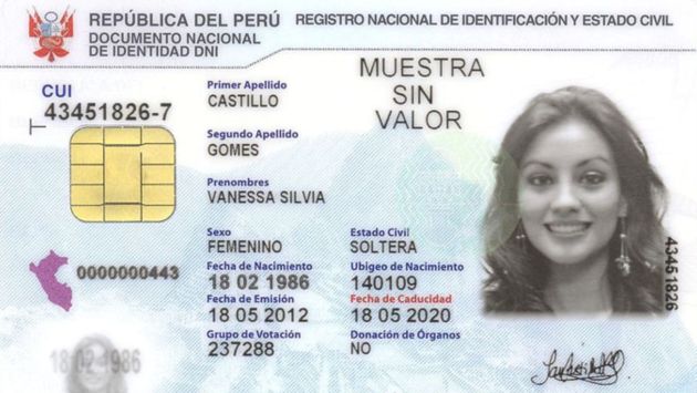 DNI peruano