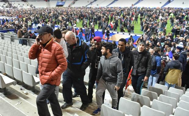 Estadio Francia evacuacion