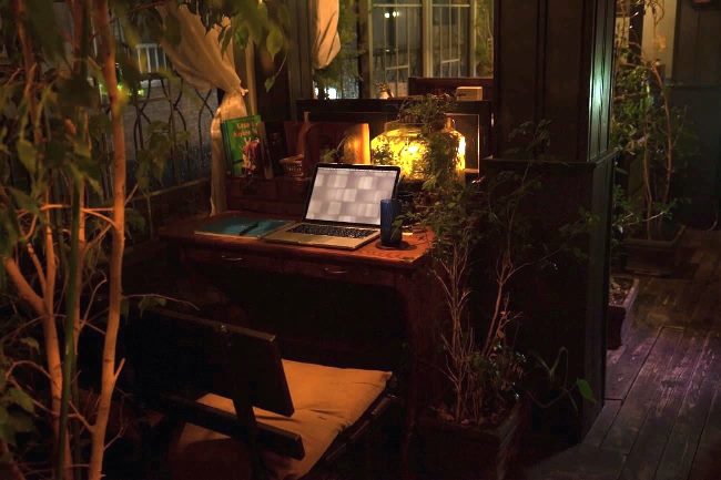 Café R-za Dokushokan (foto Matcha)