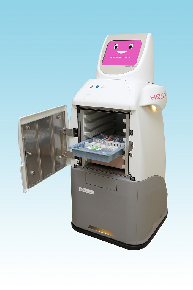 Hospi, robot que entrega medicinas en hospitales (foto Panasonic)