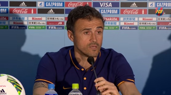 Luis Enrique en Yokohama