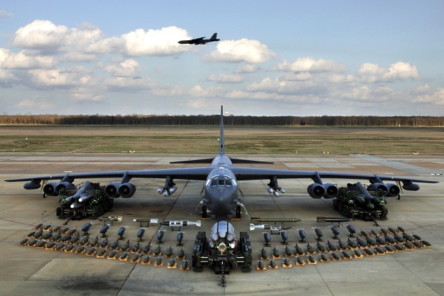 El poder del bombardero B52H. (Foto Wikipedia)