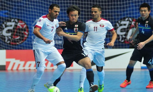 Escena del partido Japón-Qatar (Foto AFC)