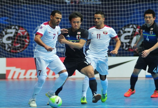 Escena del partido Japón-Qatar (Foto AFC)