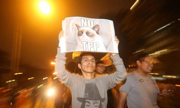 Marchas contra TPP en Lima