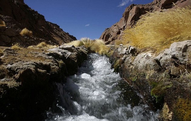 El Silala nace en Bolivia.
