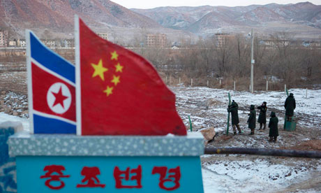 China North Korea border