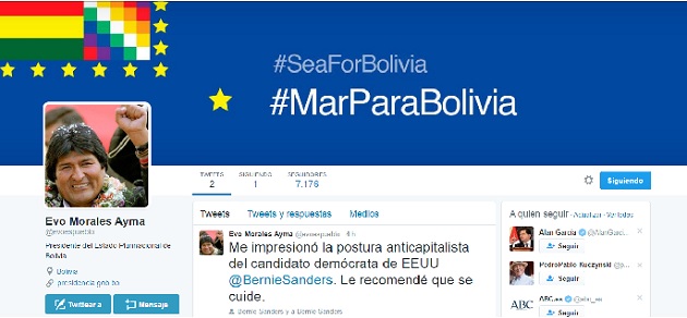 Evo en Twiiter
