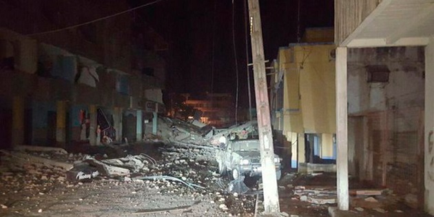 Una calle de Esmeraldas, en la costa ecuatoriana. (Foto Twitter)