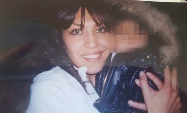 Gabriela Zapata con el supuesto hijo de Evo.