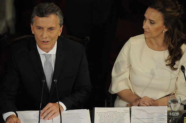 Mauricio Macri y Gabriela Michetti (foto Casa Rosada)