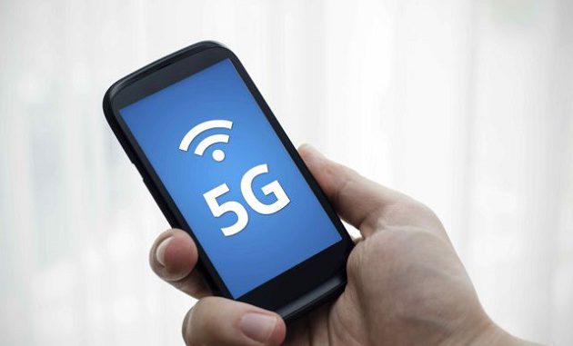 Smart phone with 5G network standard communication