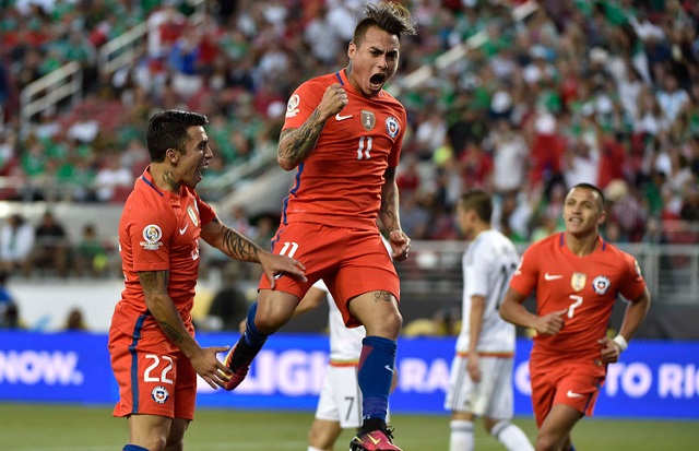 Vargas, goleador en un partido para la historia (foto Conmebol)