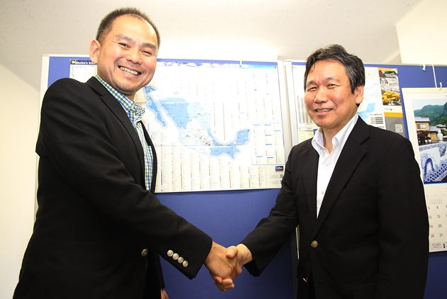 Junichi Saida de Trust&Passion Company y Sumio Takizawa, presidente de Mexico Consulting.