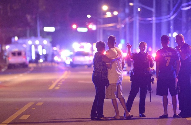 Zona del violento ataque en Orlando, EEUU