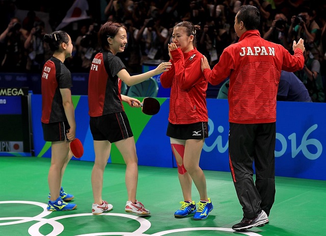 Ai Fukuhara no puede contener las lágrimas (foto Mike Ehrmann / Getty Images / Río 2016)