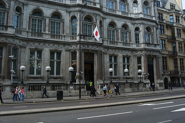 Embajada de Japón en Londres (foto Alex Muller)