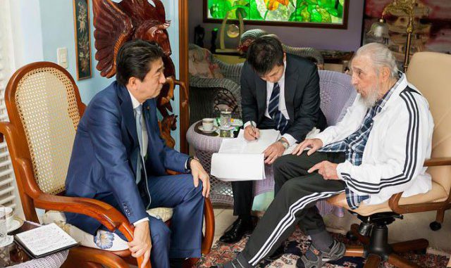 Shinzo Abe-Fidel Castro