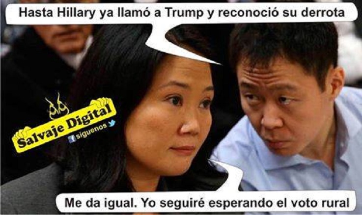 Keiko no es como Hillary.