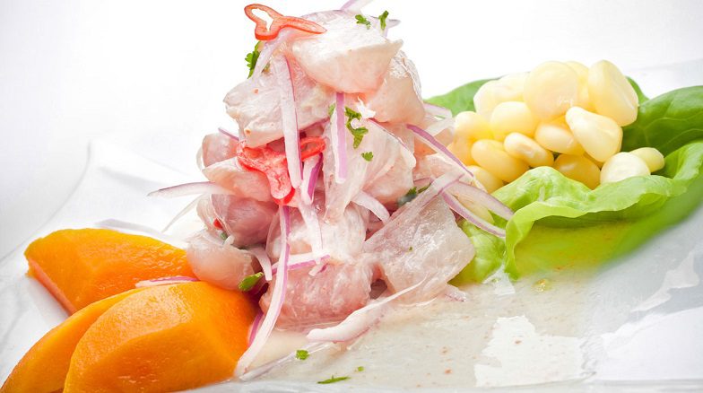 El ceviche peruano, inigualable.